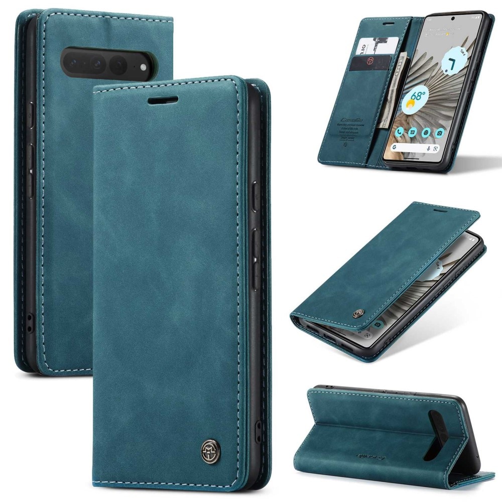 Funda delgada con solapa Google Pixel 7 Pro Azul