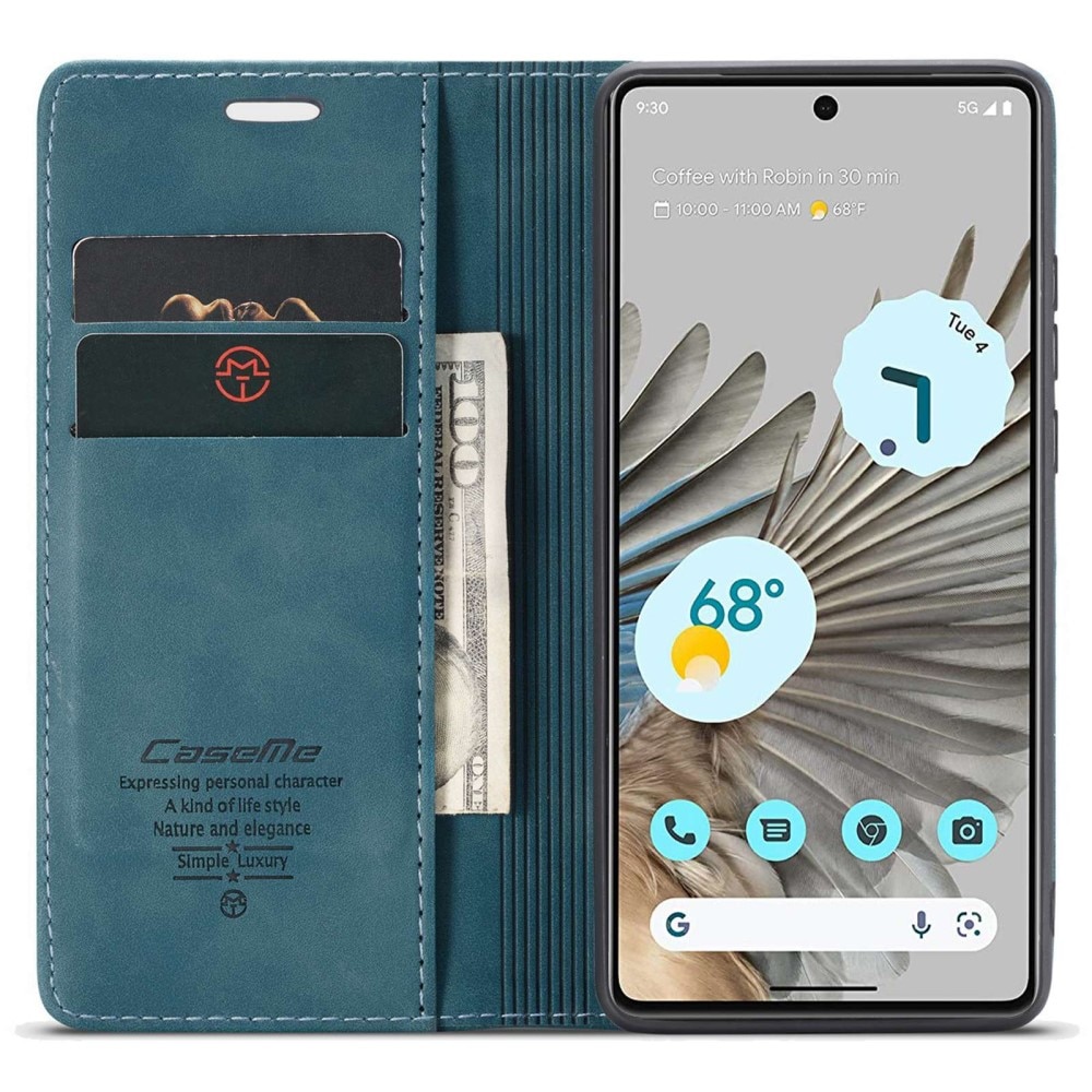 Funda delgada con solapa Google Pixel 7 Pro Azul
