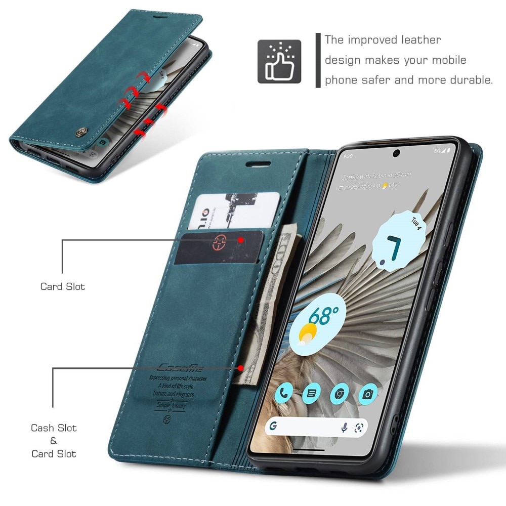 Funda delgada con solapa Google Pixel 7 Pro Azul