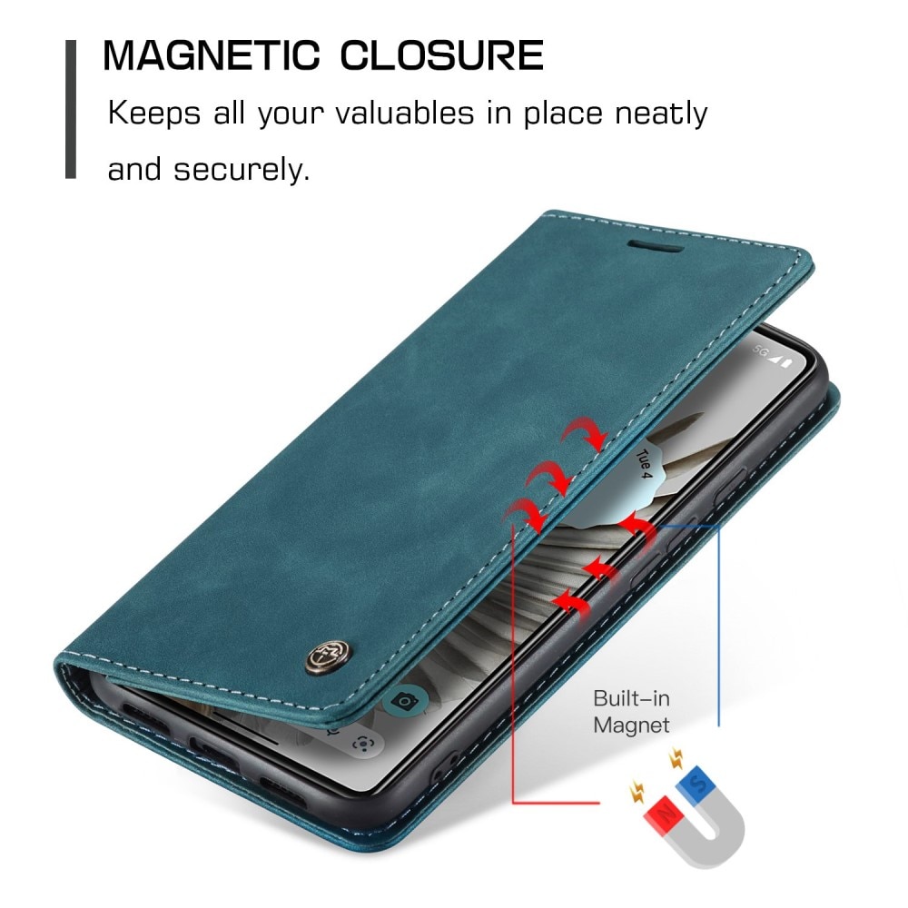 Funda delgada con solapa Google Pixel 7 Pro Azul