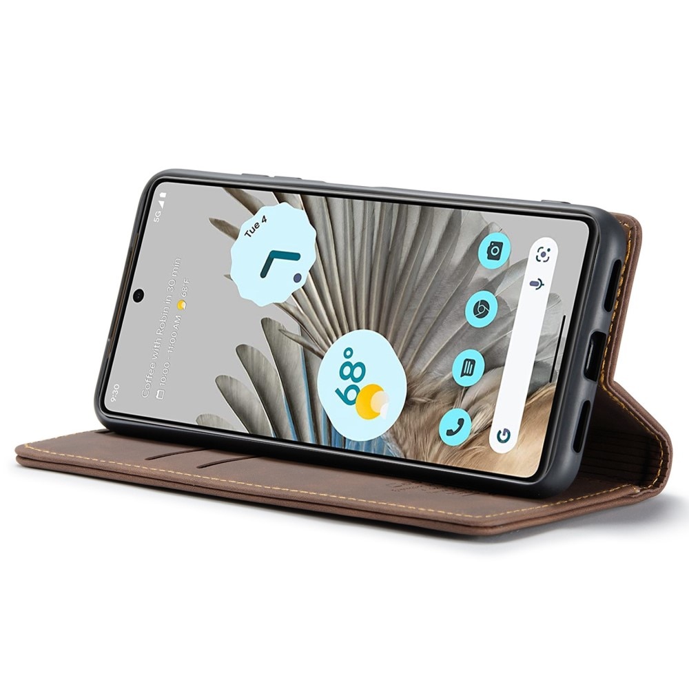 Funda delgada con solapa Google Pixel 7 Pro Marrón