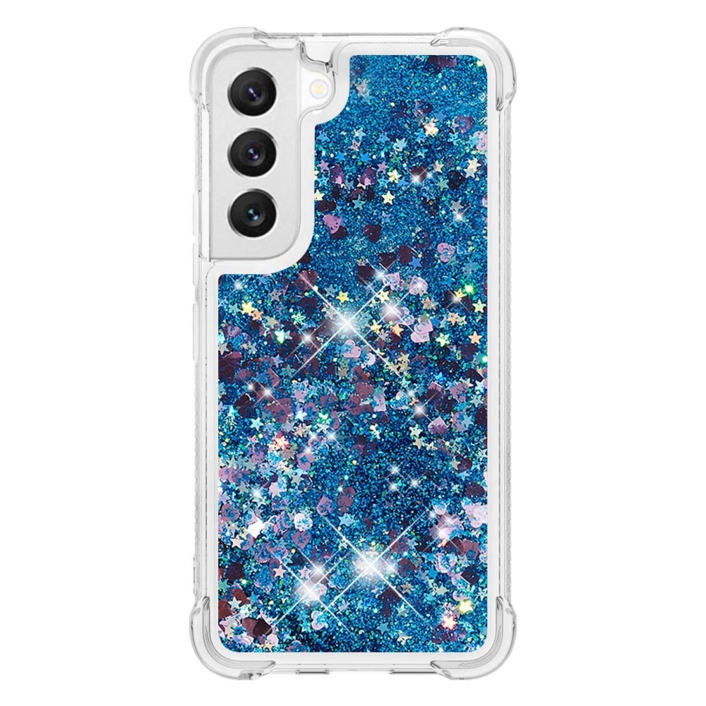 Funda Glitter Powder TPU Samsung Galaxy S23 azul