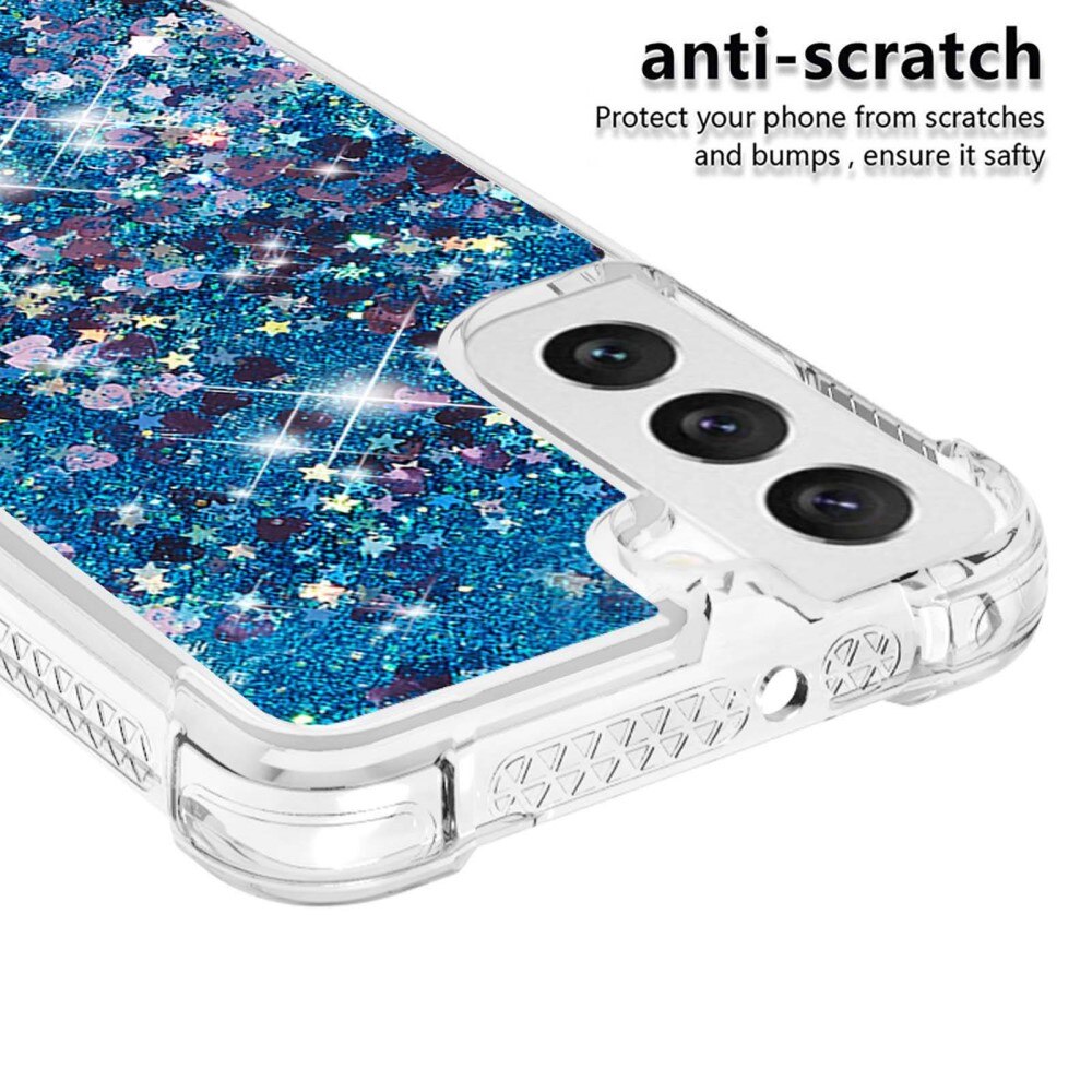 Funda Glitter Powder TPU Samsung Galaxy S23 azul