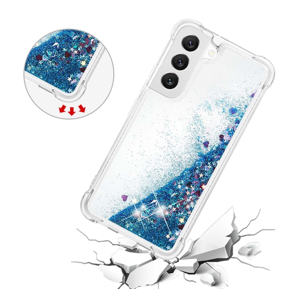 Funda Glitter Powder TPU Samsung Galaxy S23 azul