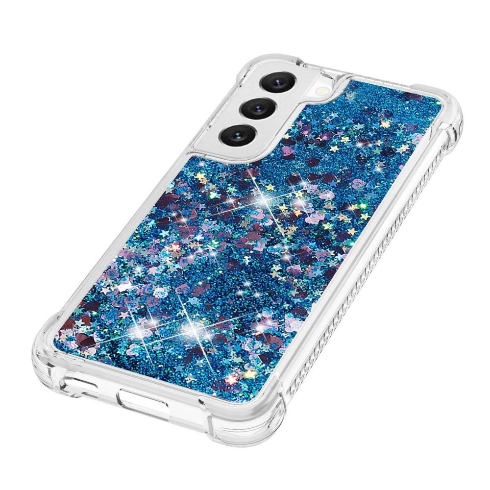 Funda Glitter Powder TPU Samsung Galaxy S23 azul