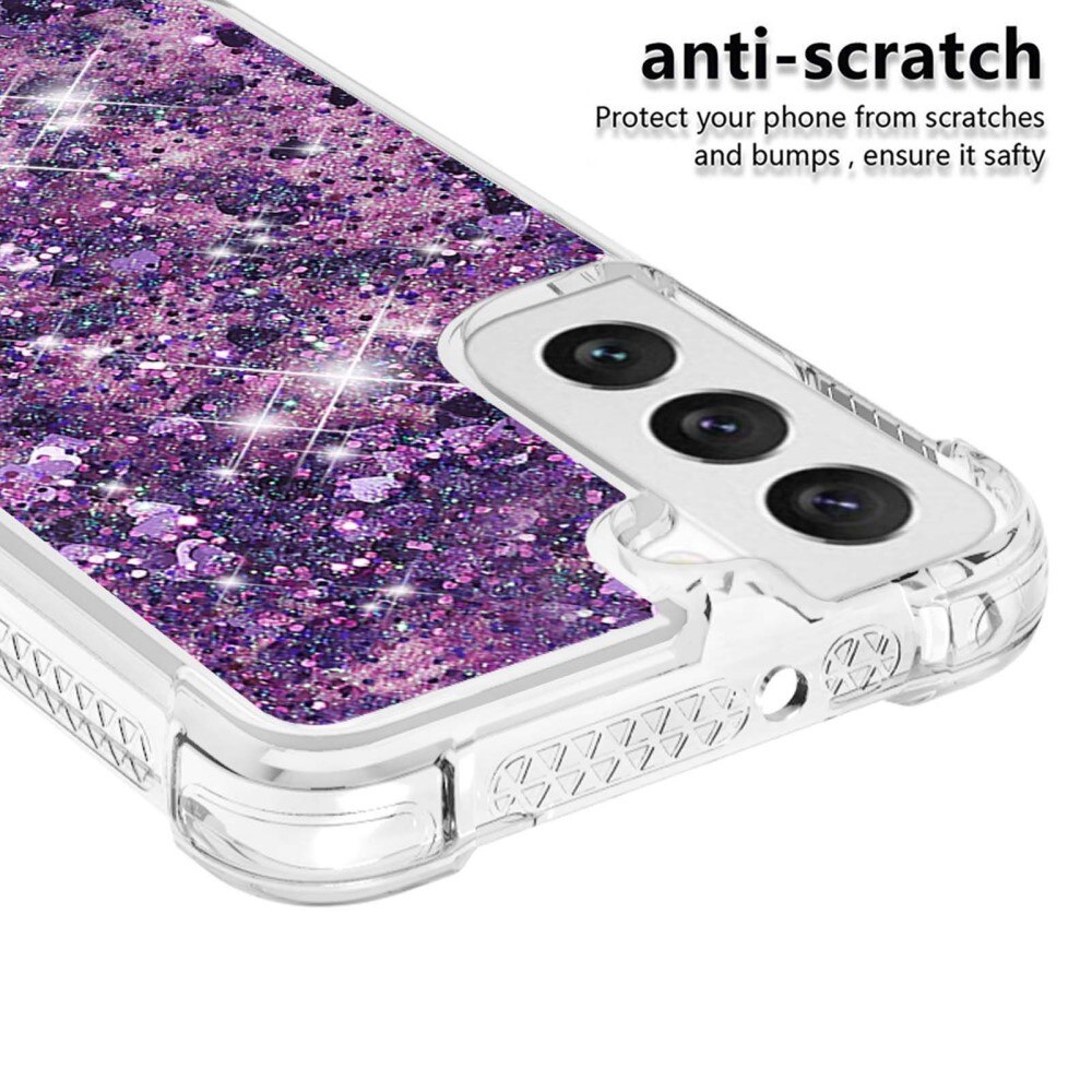 Funda Glitter Powder TPU Samsung Galaxy S23 violeta