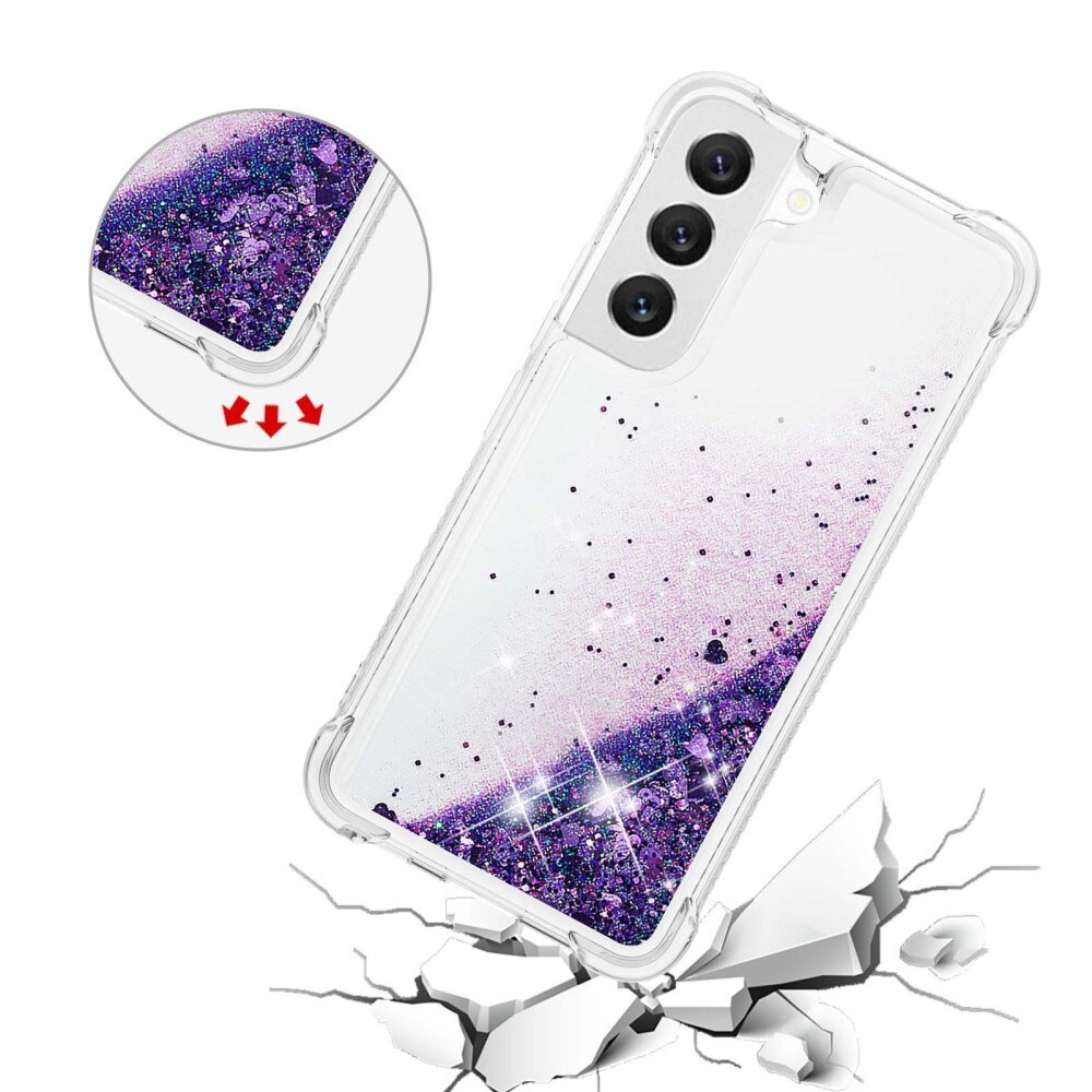 Funda Glitter Powder TPU Samsung Galaxy S23 violeta