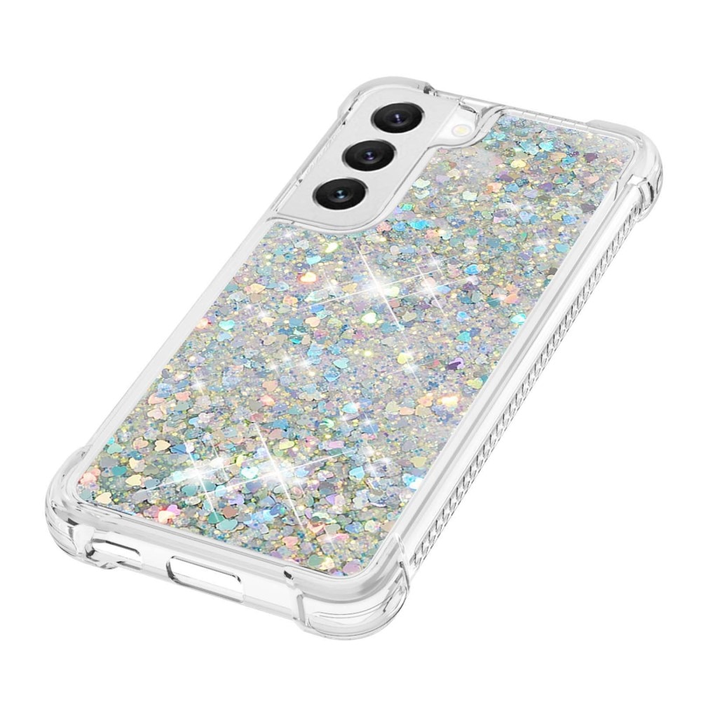 Funda Glitter Powder TPU Samsung Galaxy S23 plata