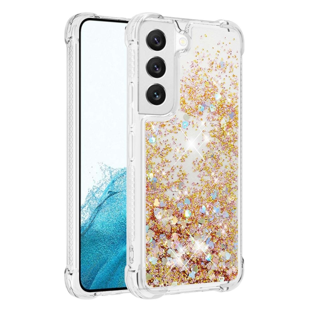 Funda Glitter Powder TPU Samsung Galaxy S23 oro