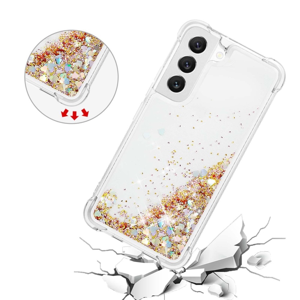 Funda Glitter Powder TPU Samsung Galaxy S23 oro