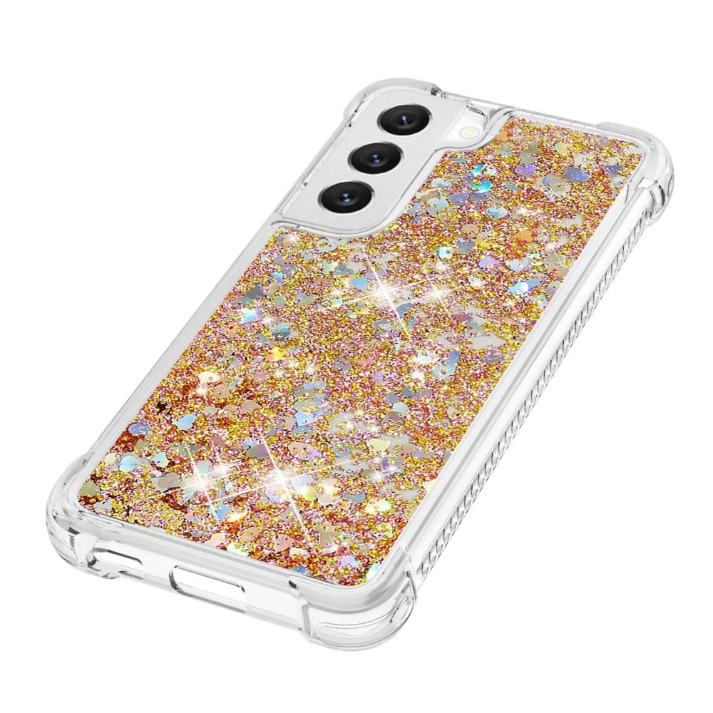 Funda Glitter Powder TPU Samsung Galaxy S23 oro