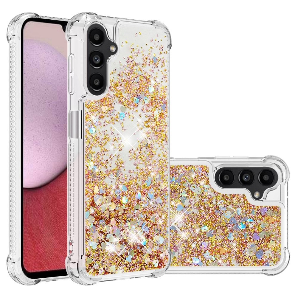 Funda Glitter Powder TPU Samsung Galaxy A14 oro