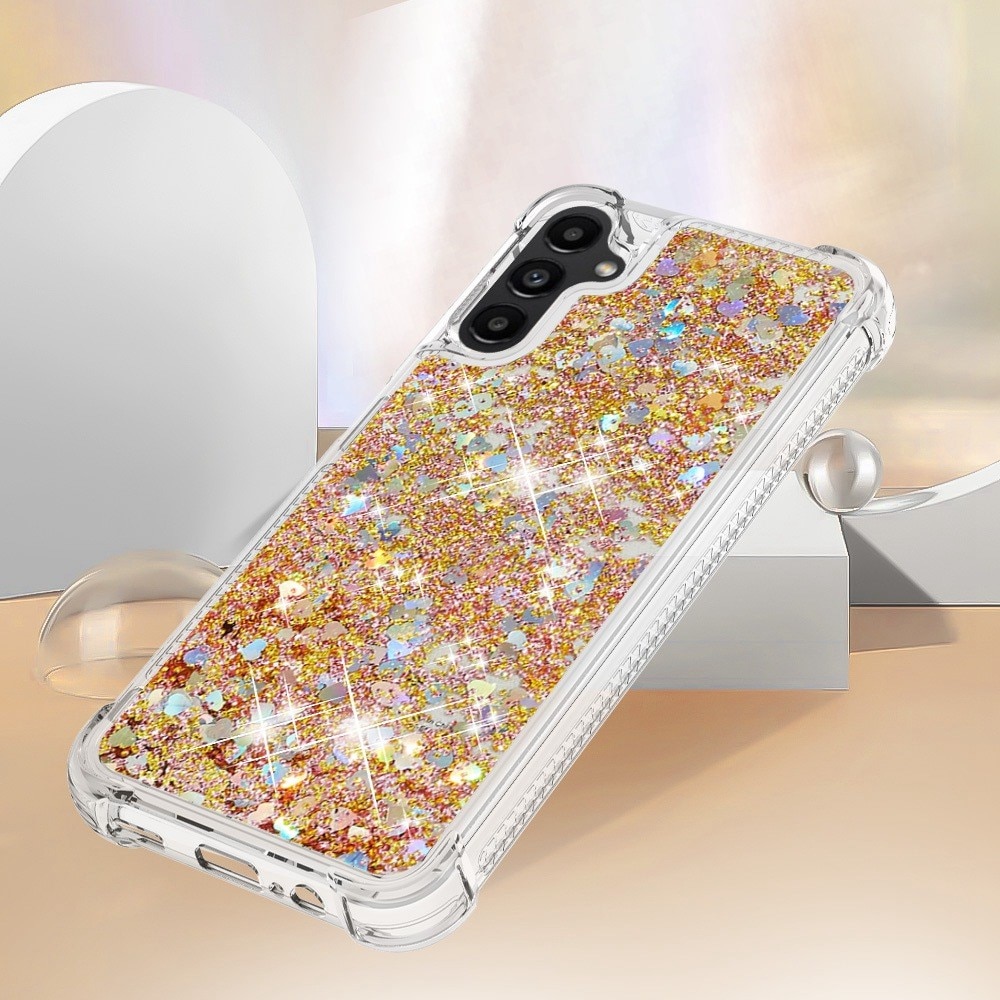 Funda Glitter Powder TPU Samsung Galaxy A14 oro