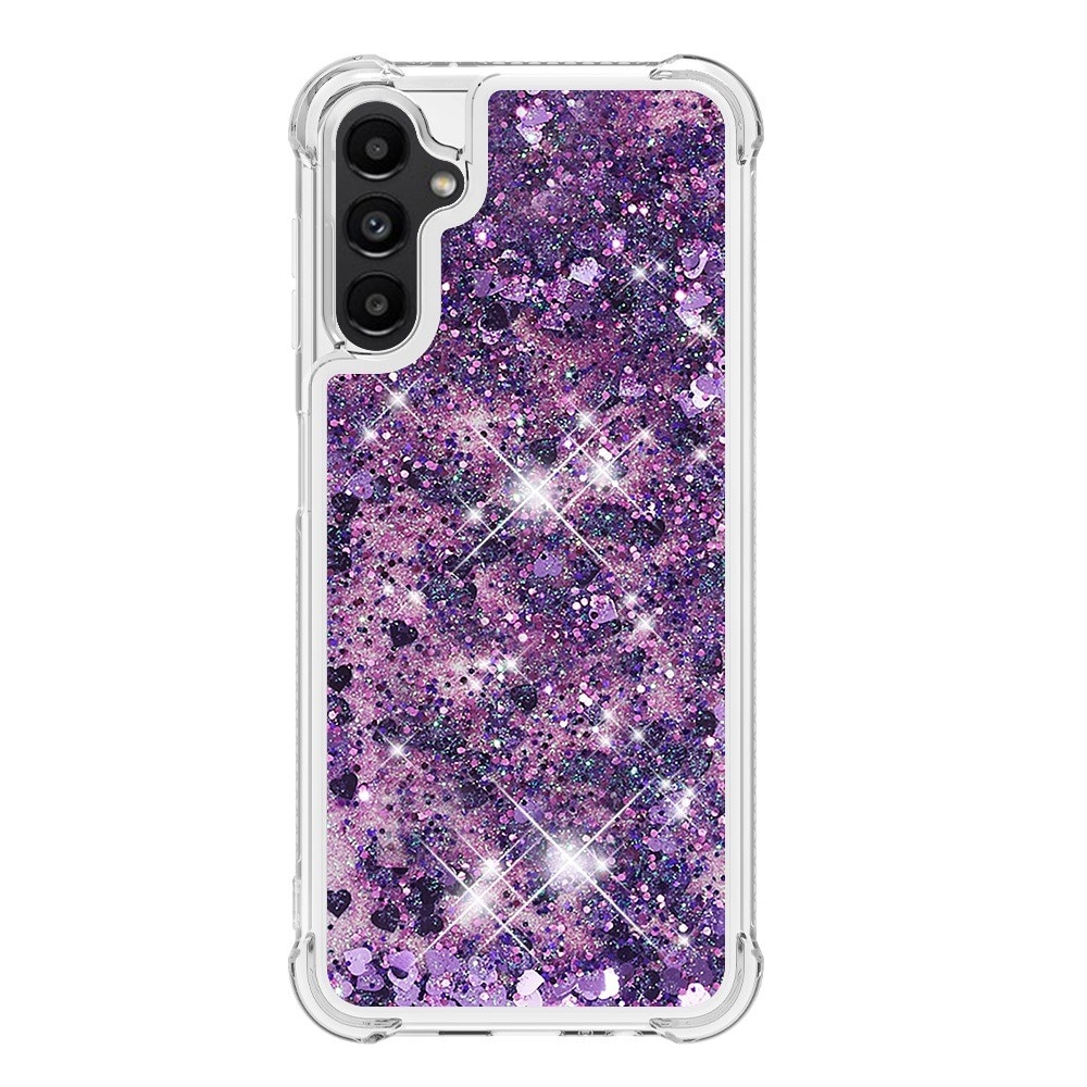 Funda Glitter Powder TPU Samsung Galaxy A14 violeta