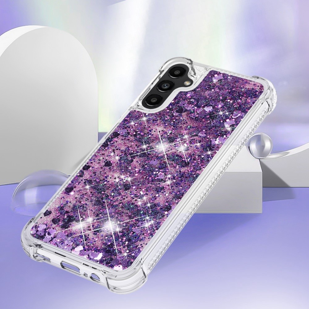 Funda Glitter Powder TPU Samsung Galaxy A14 violeta