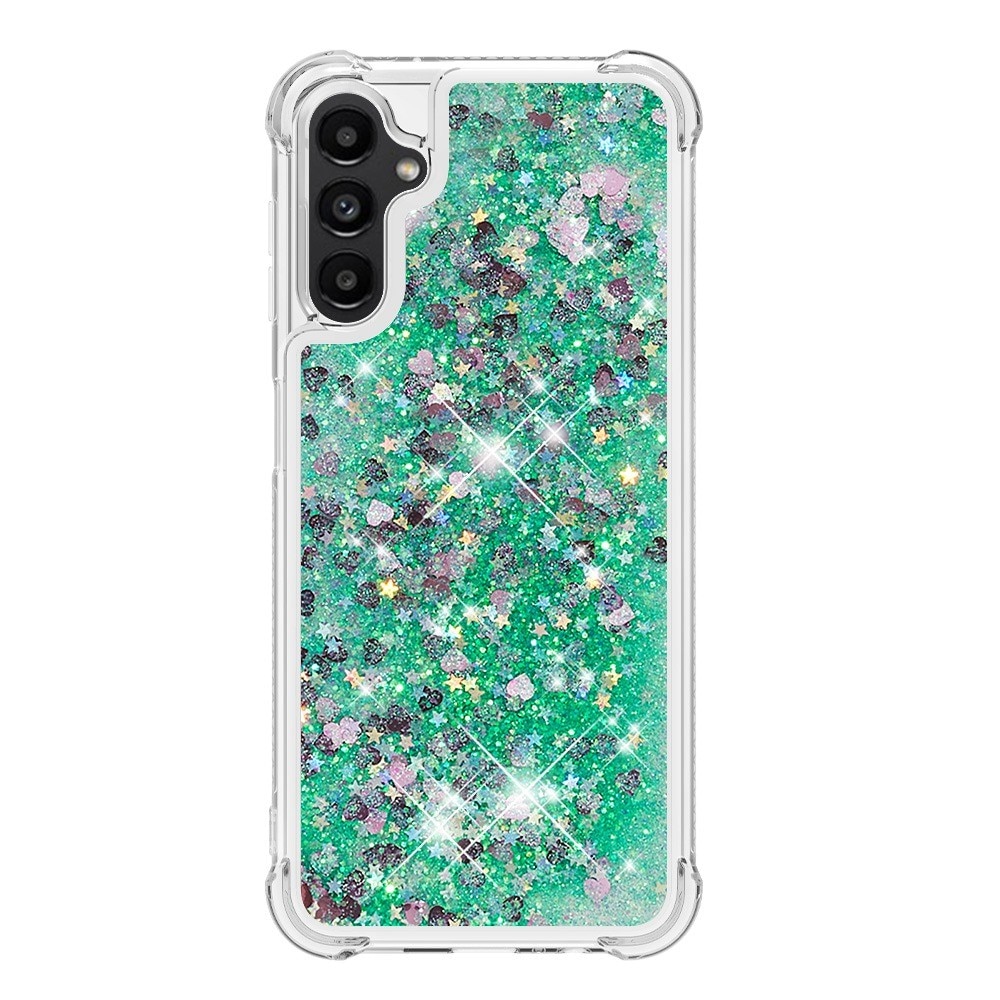 Funda Glitter Powder TPU Samsung Galaxy A14 verde