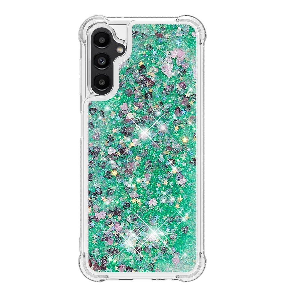 Funda Glitter Powder TPU Samsung Galaxy A14 verde