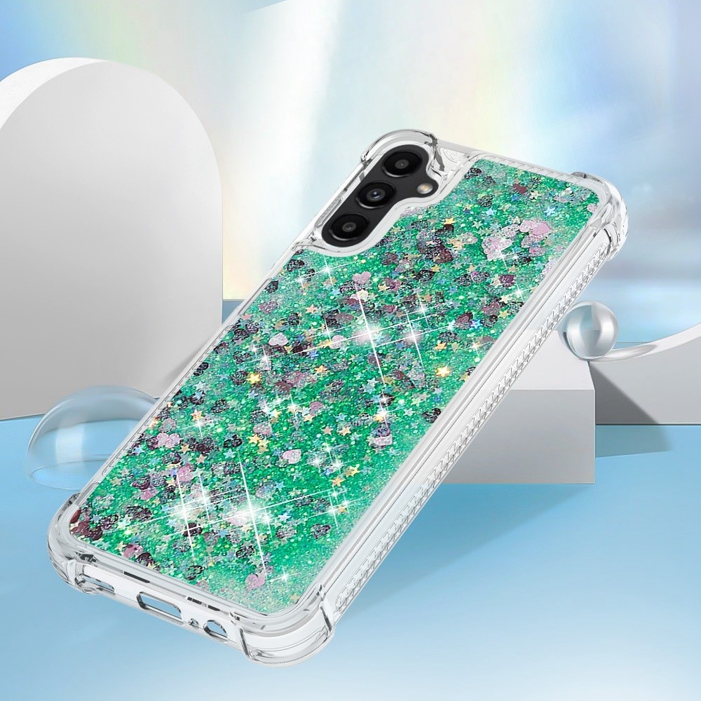 Funda Glitter Powder TPU Samsung Galaxy A14 verde