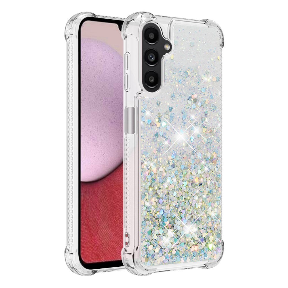 Funda Glitter Powder TPU Samsung Galaxy A14 plata