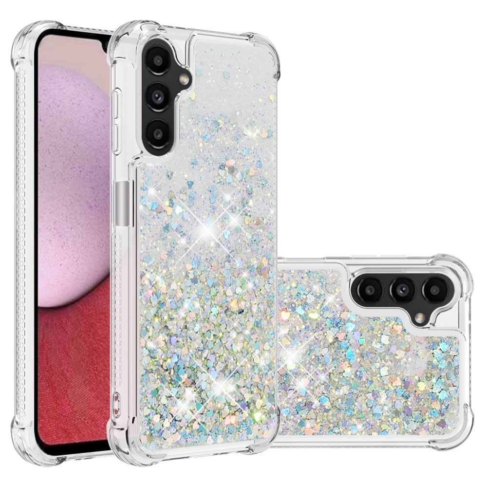 Funda Glitter Powder TPU Samsung Galaxy A14 plata