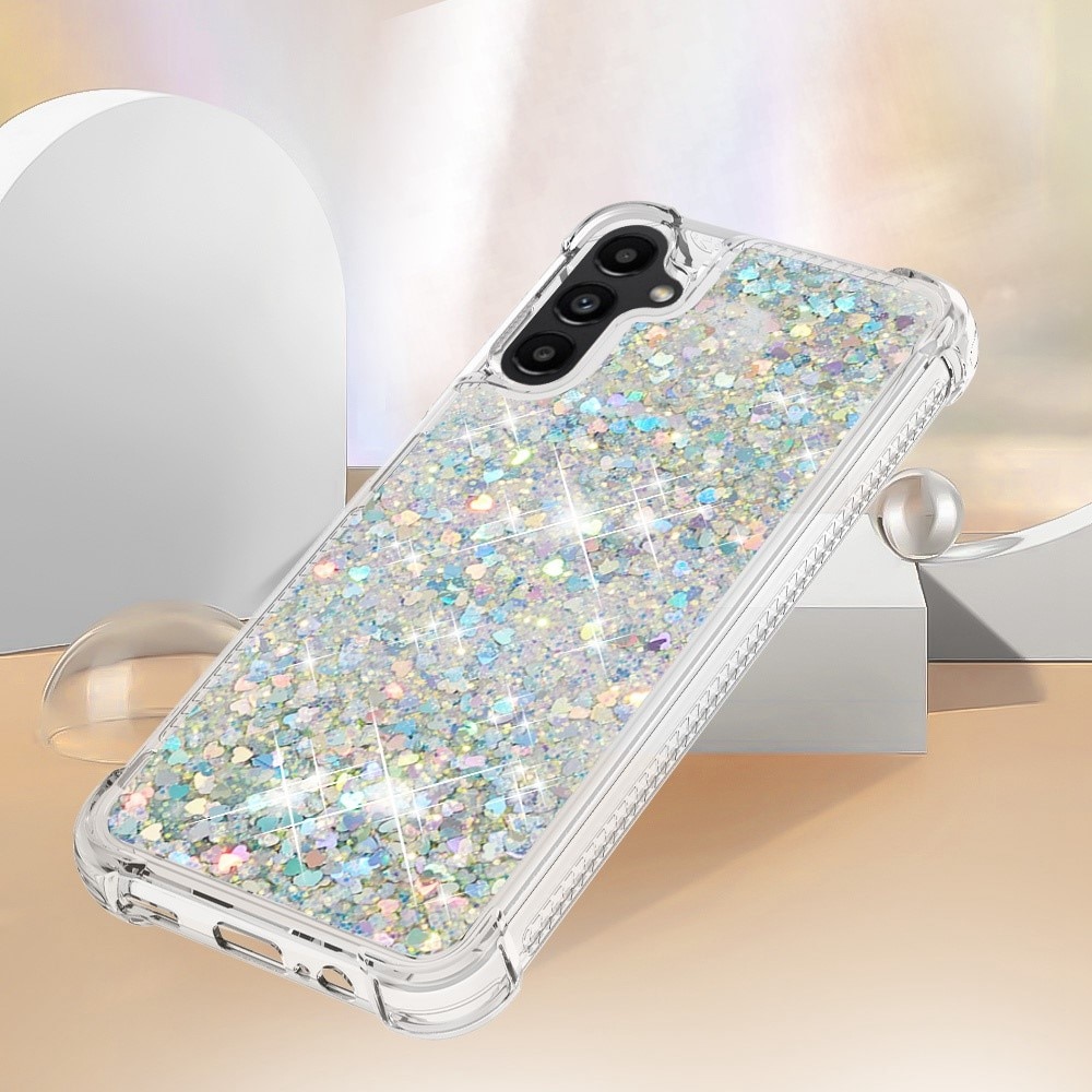 Funda Glitter Powder TPU Samsung Galaxy A14 plata