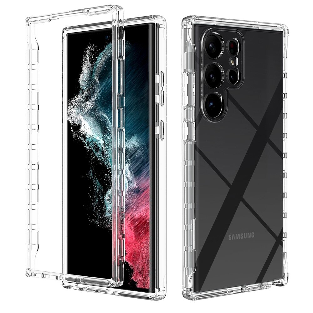 Funda con cobertura total Samsung Galaxy S23 Ultra Transparente
