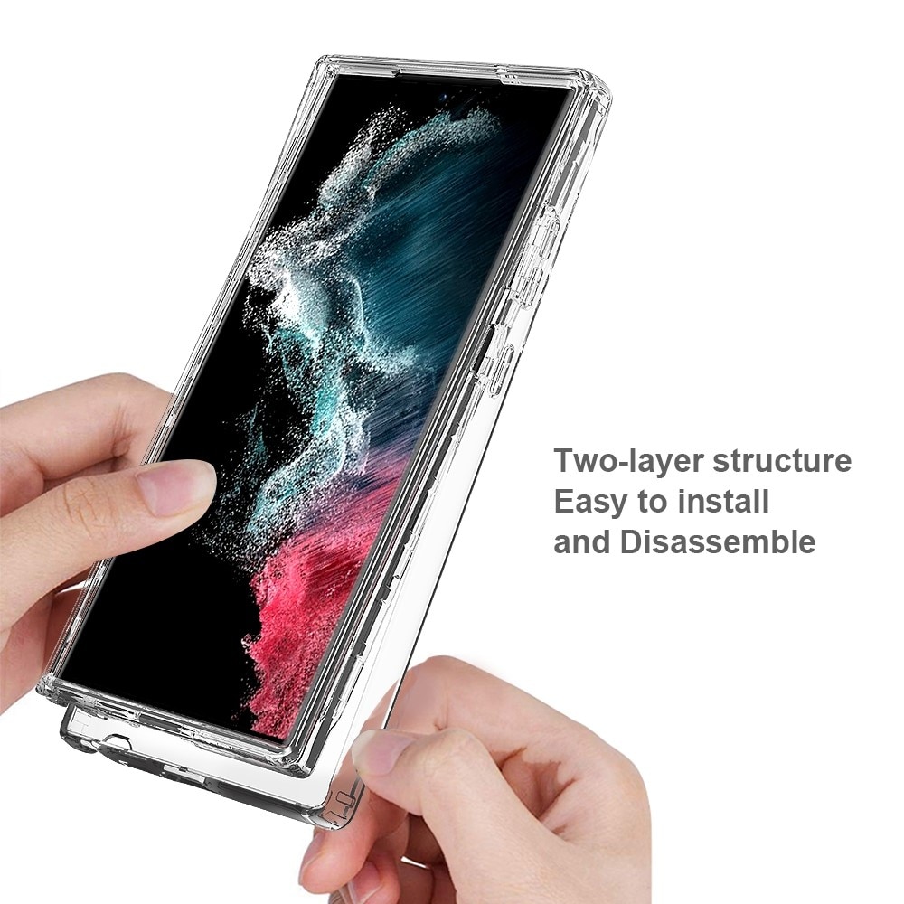 Funda con cobertura total Samsung Galaxy S23 Ultra Transparente