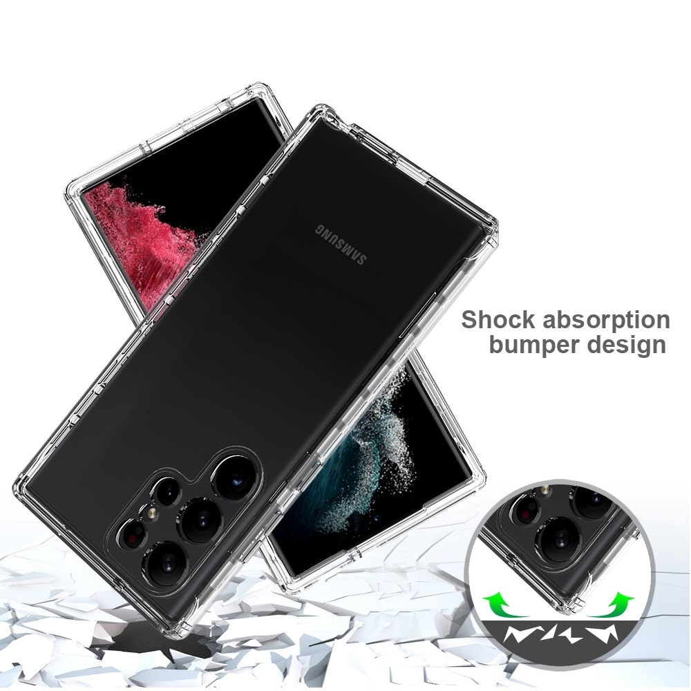 Funda con cobertura total Samsung Galaxy S23 Ultra Transparente