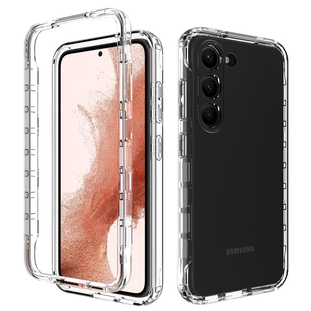 Funda con cobertura total Samsung Galaxy S23 Transparente