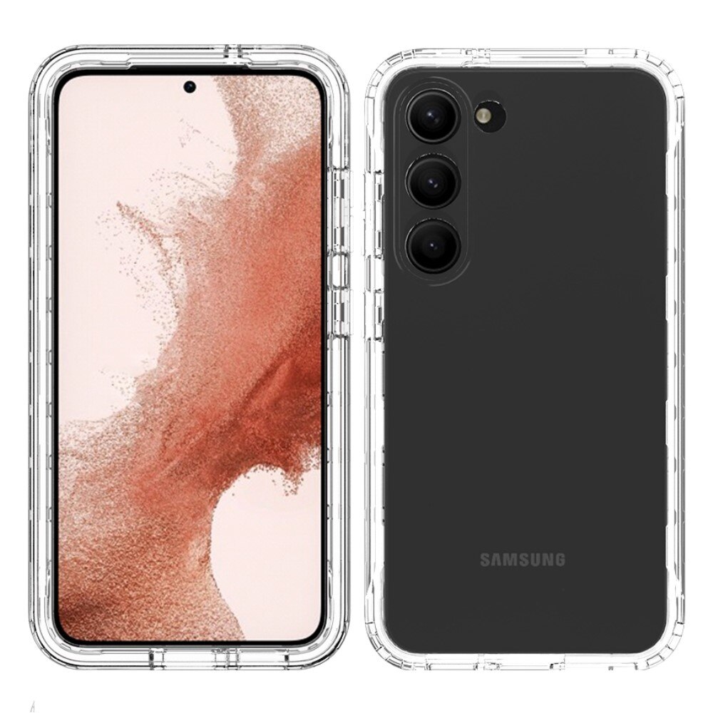Funda con cobertura total Samsung Galaxy S23 Transparente