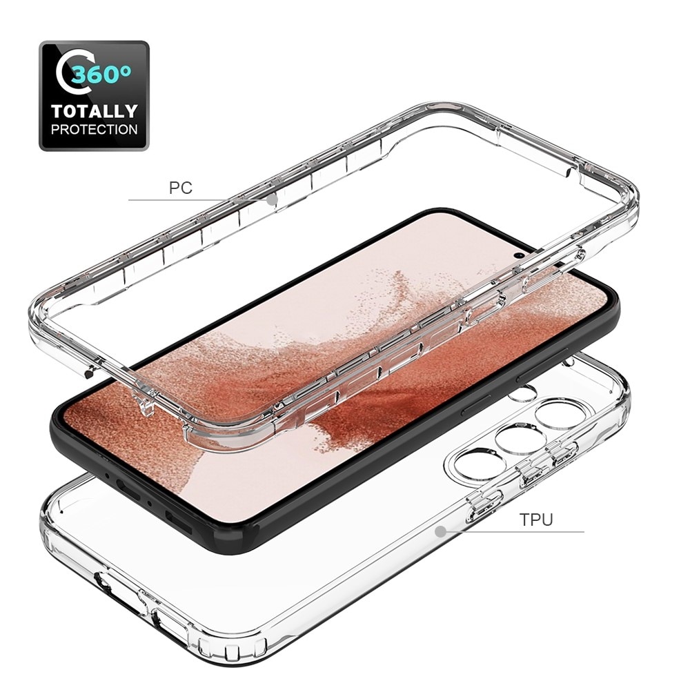 Funda con cobertura total Samsung Galaxy S23 transparente