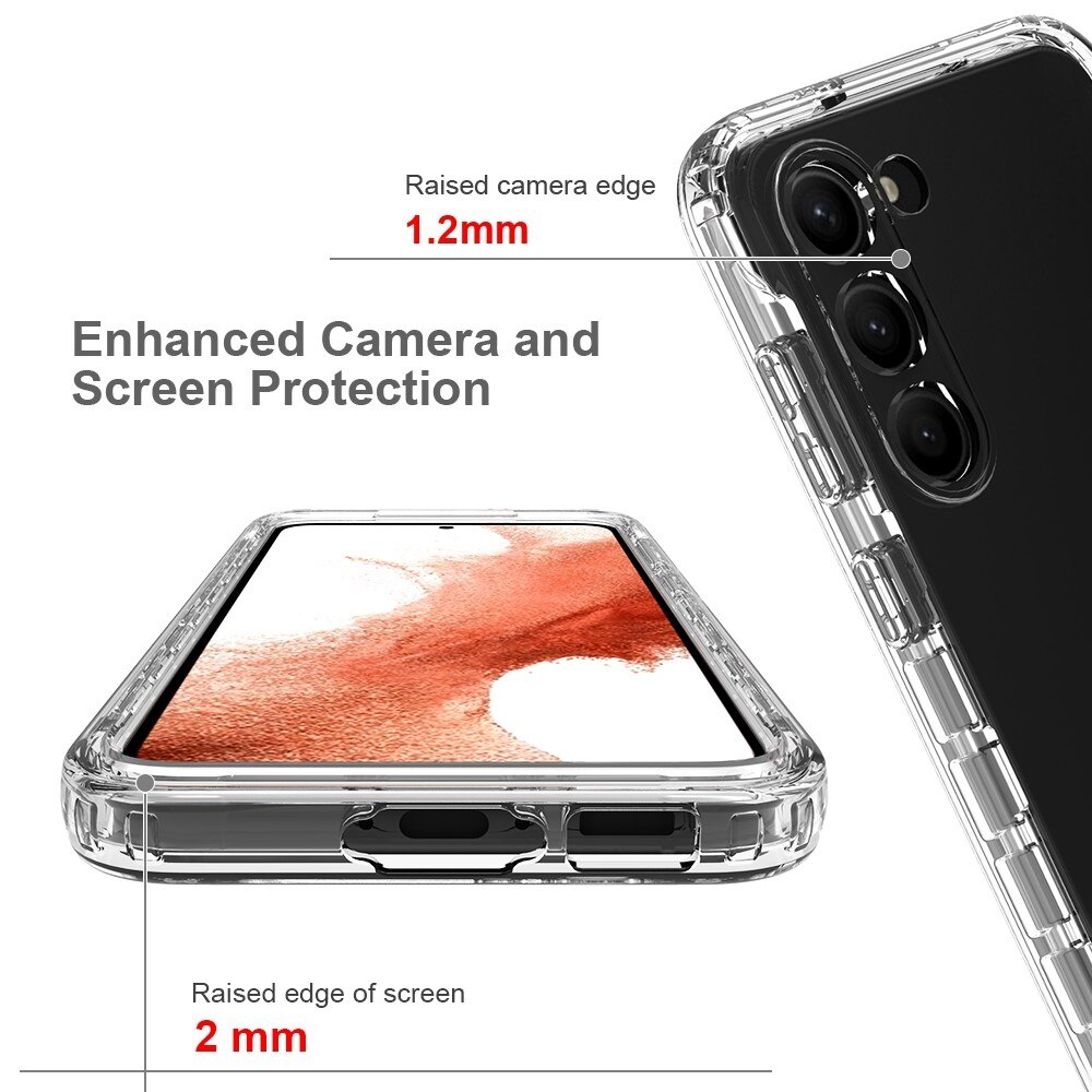 Funda con cobertura total Samsung Galaxy S23 Transparente