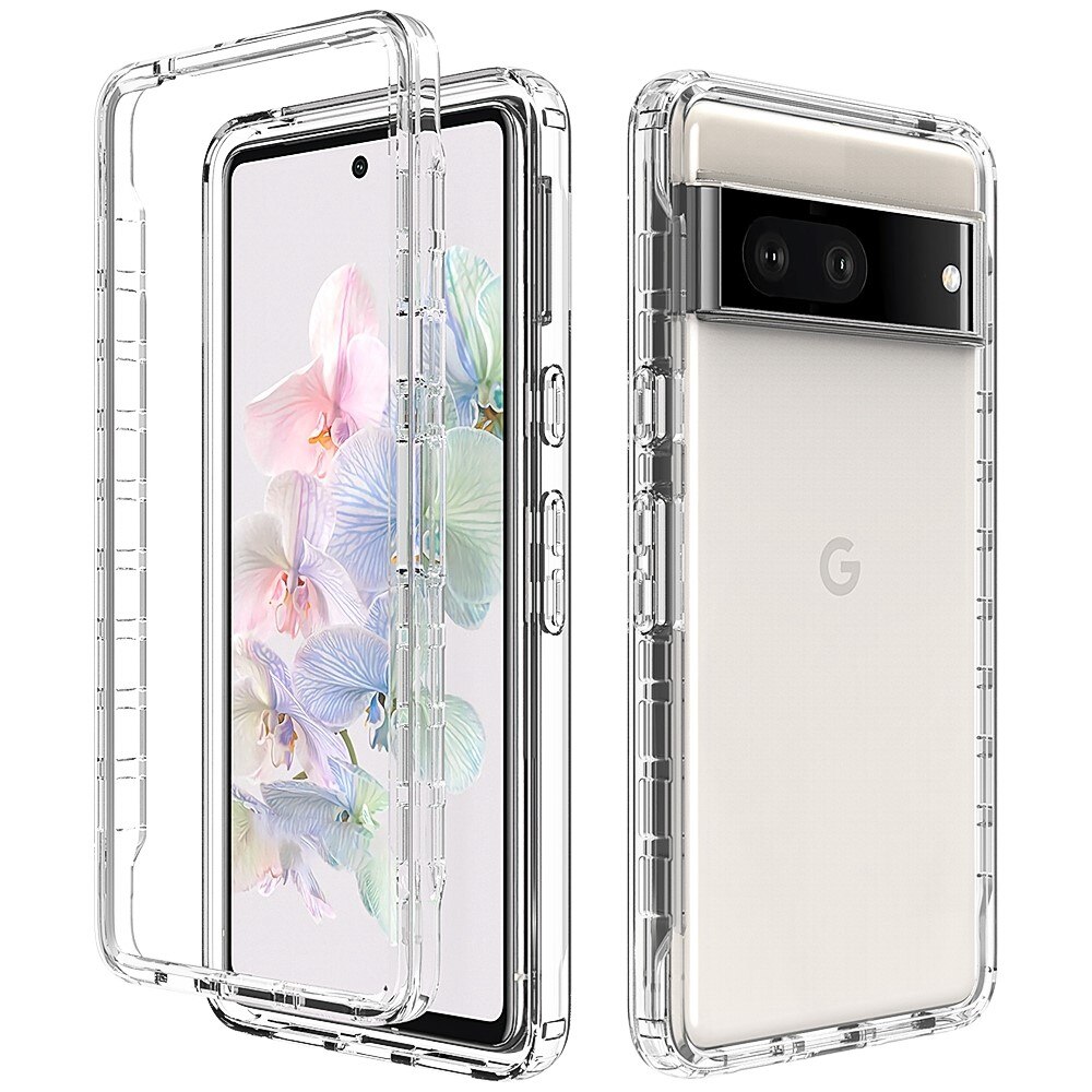 Funda con cobertura total Google Pixel 7 transparente