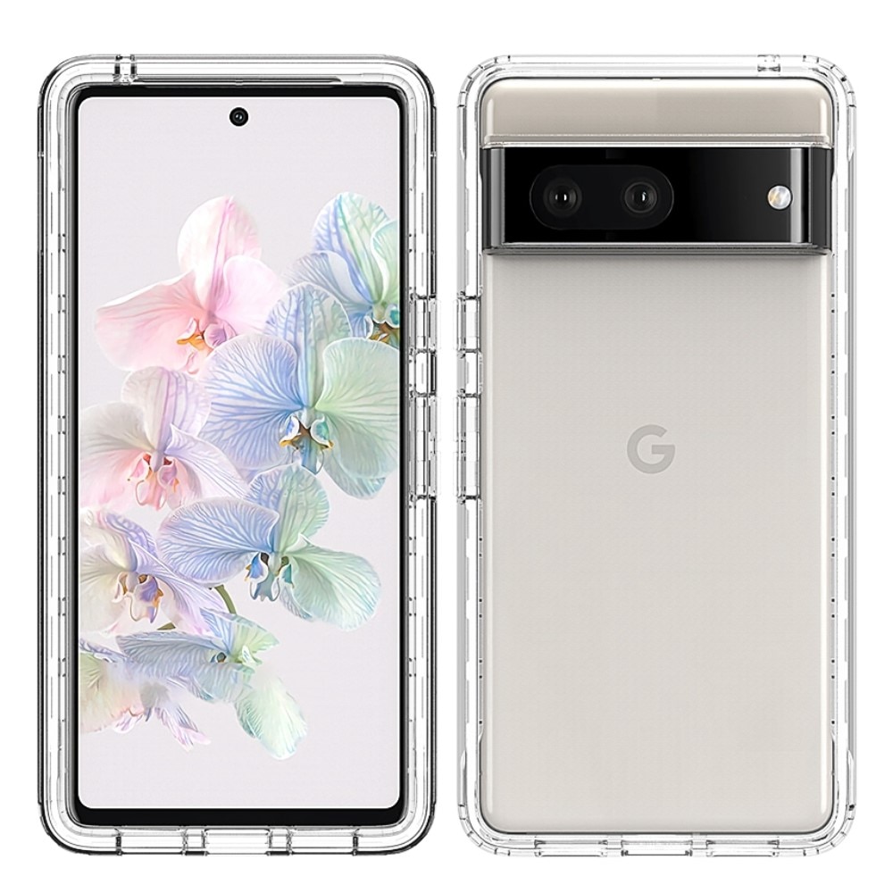 Funda con cobertura total Google Pixel 7 Transparente