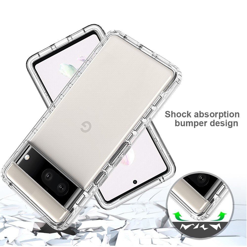 Funda con cobertura total Google Pixel 7 Transparente