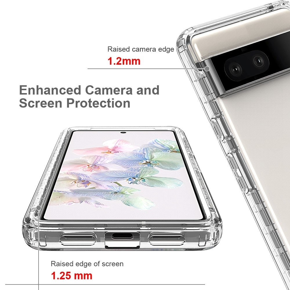 Funda con cobertura total Google Pixel 7 Transparente