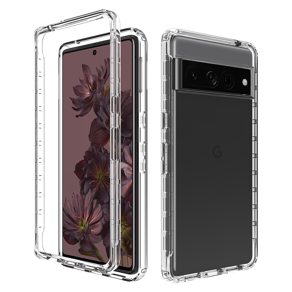 Funda con cobertura total Google Pixel 7 Pro transparente