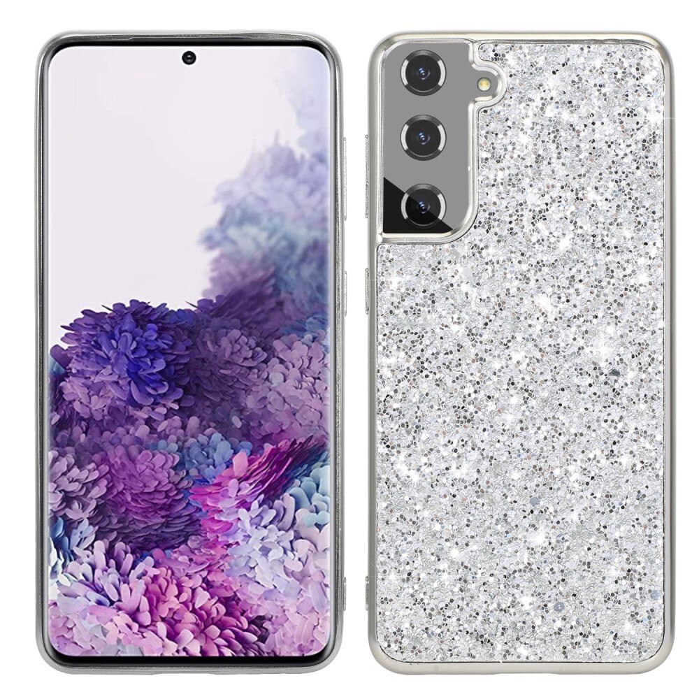 Funda Brillantina Samsung Galaxy S23 plata