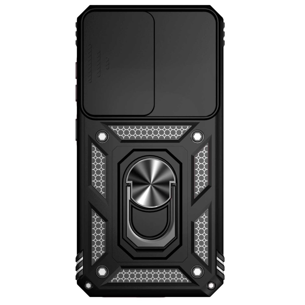 Funda híbrida Ring y Protector Cámara Samsung Galaxy S23 Negro