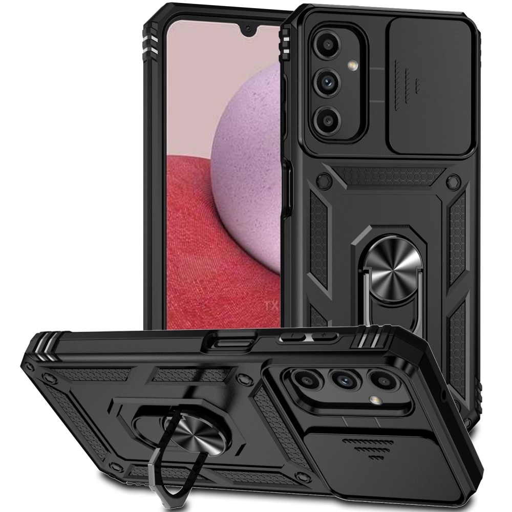 Funda híbrida Ring y Protector Cámara Samsung Galaxy A14 Negro