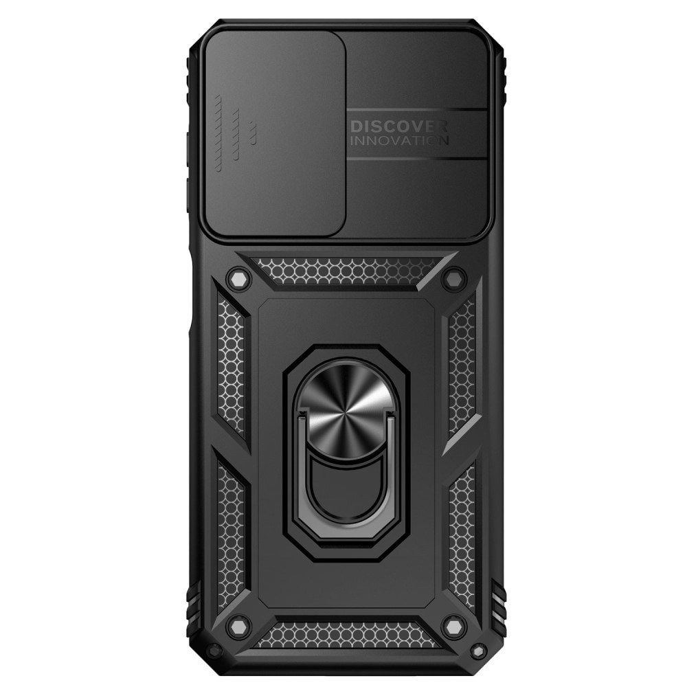 Funda híbrida Ring y Protector Cámara Samsung Galaxy A14 Negro