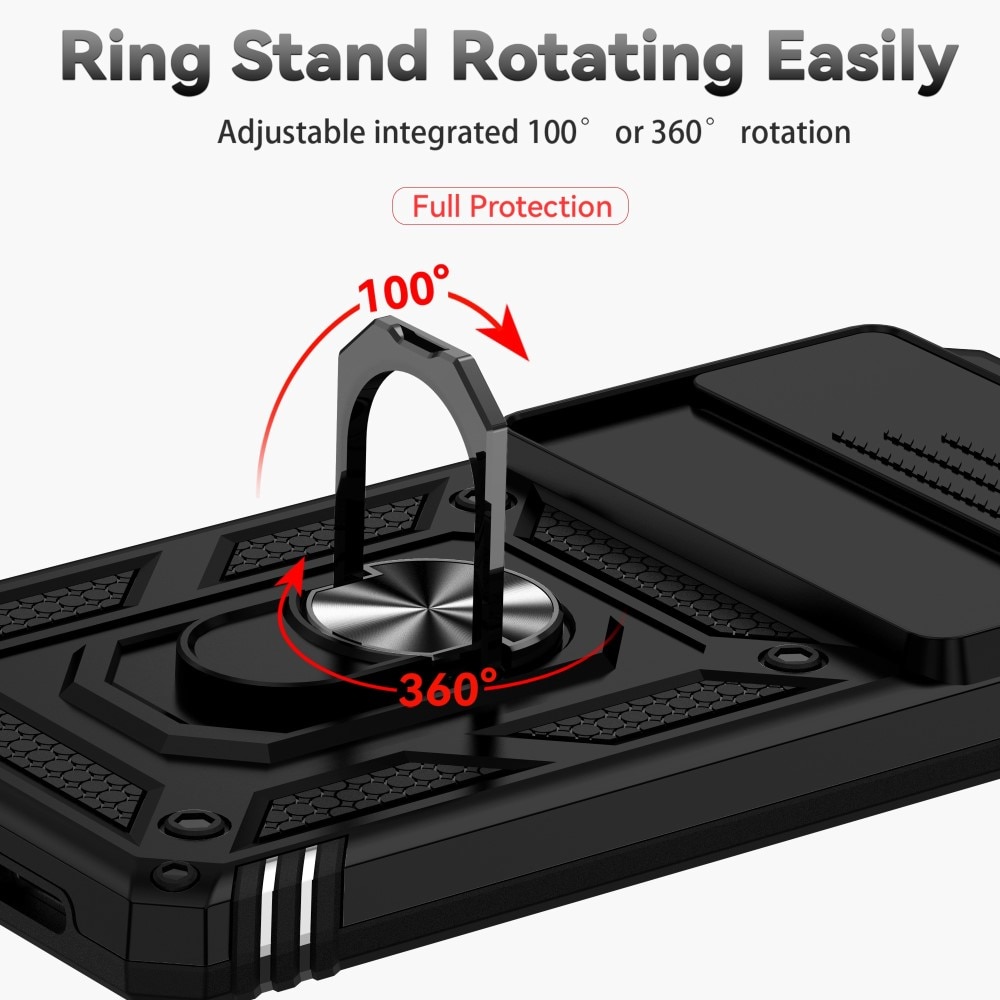 Funda híbrida Ring y Protector Cámara Google Pixel 7 Negro