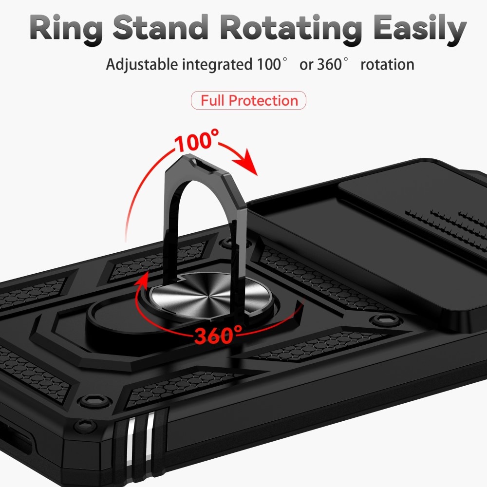 Funda híbrida Tech Ring y Protector Cámara Google Pixel 7 negro