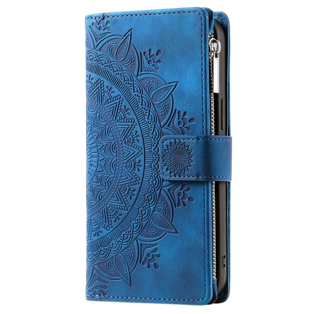 Funda Mandala tipo billetera Samsung Galaxy A52/A52s azul