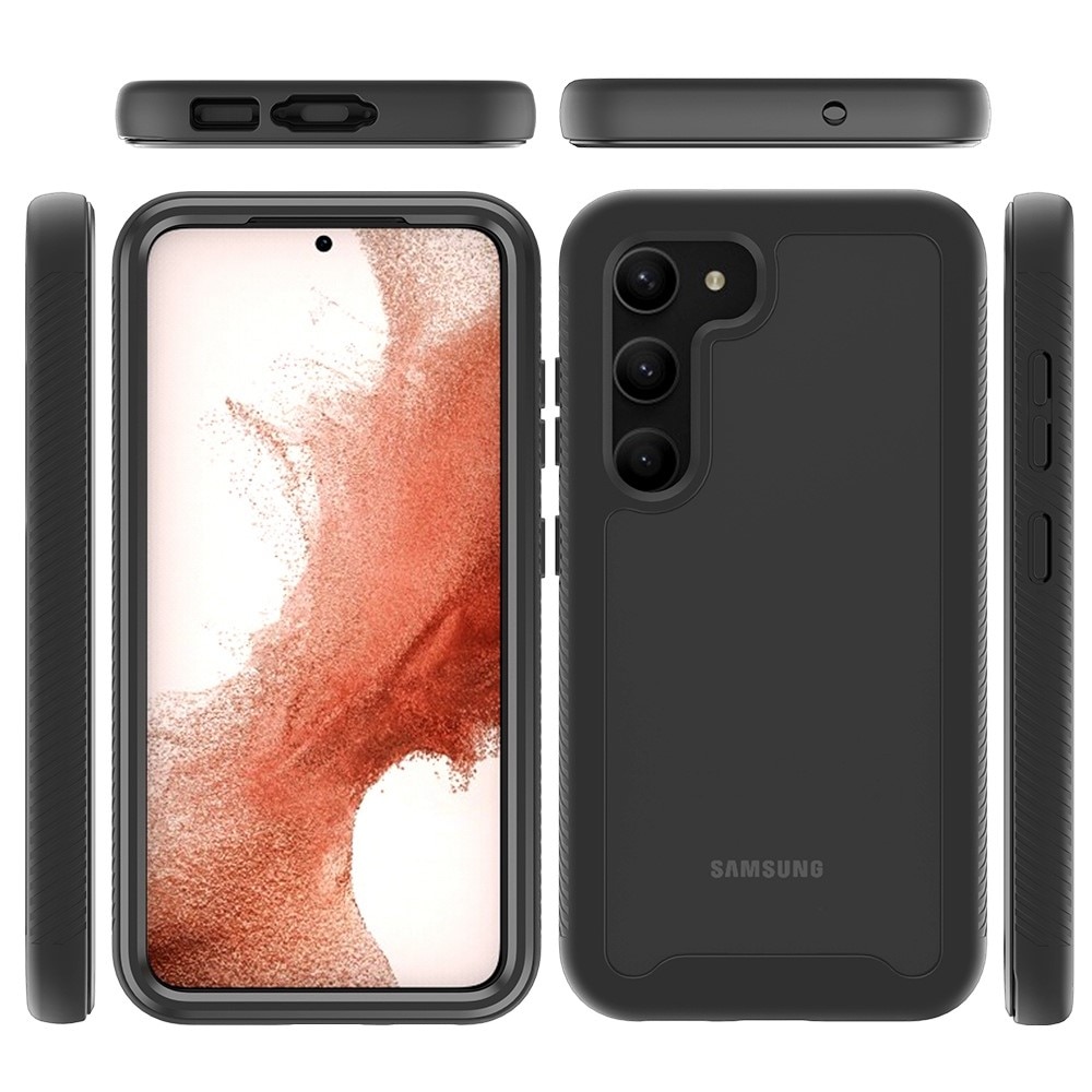 Funda con cobertura total Samsung Galaxy S23 Plus negro