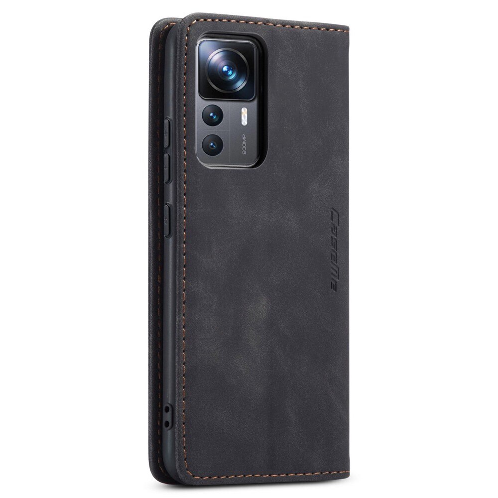 Funda delgada con solapa Xiaomi 12T/12T Pro Negro