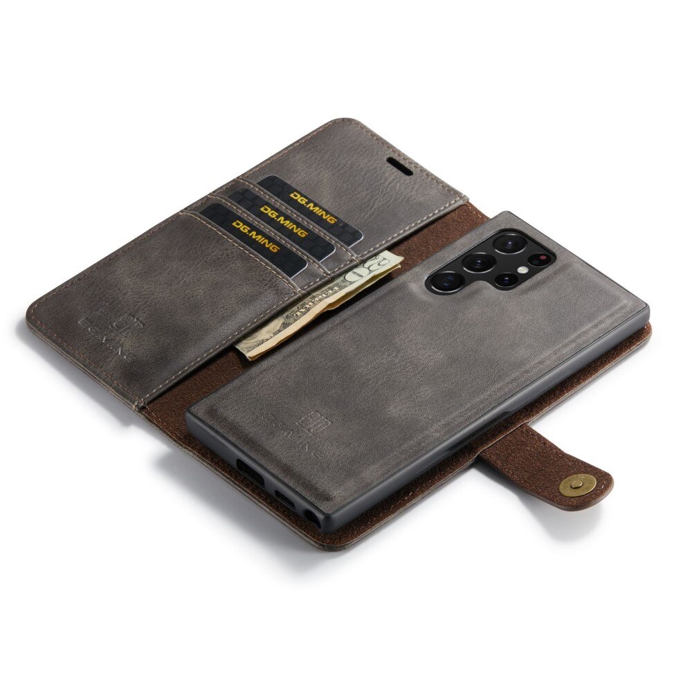 Cartera Magnet Wallet Samsung Galaxy S23 Ultra Marrón