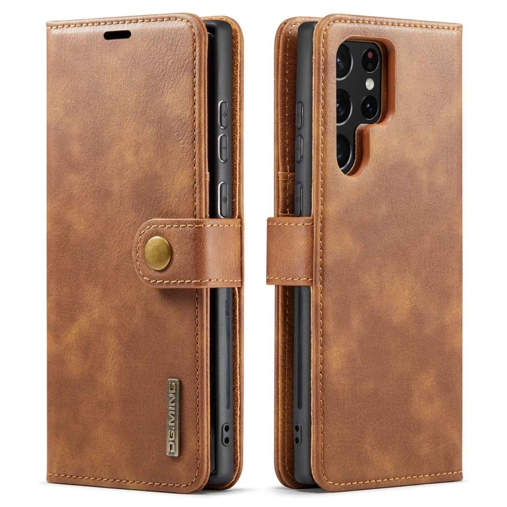 Cartera Magnet Wallet Samsung Galaxy S23 Ultra Cognac