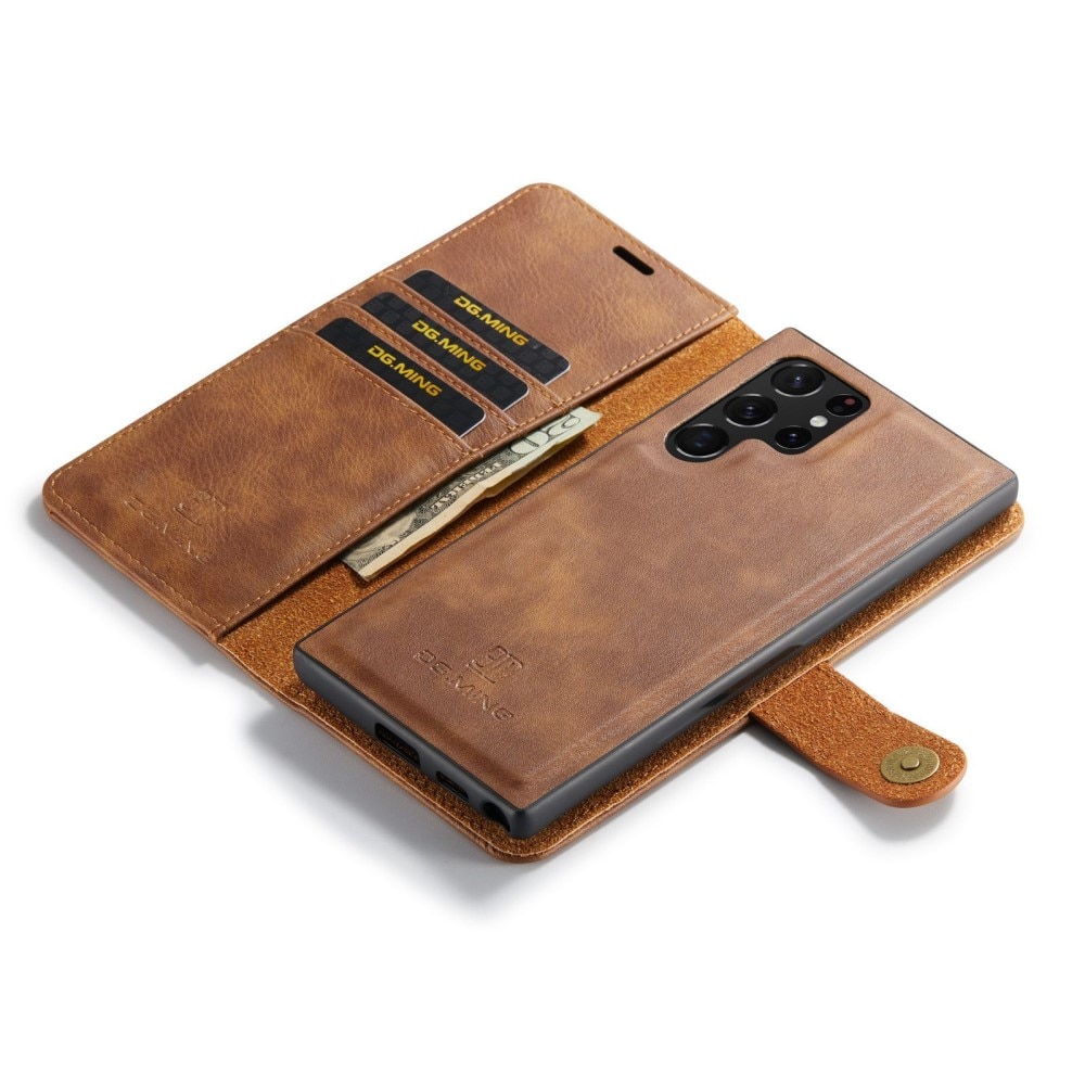 Cartera Magnet Wallet Samsung Galaxy S23 Ultra Cognac