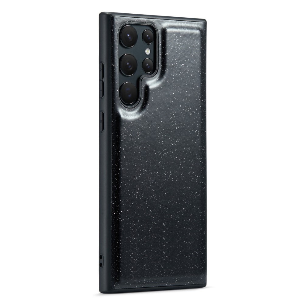 Funda Magnetic Card Slot Samsung Galaxy S23 Ultra Brillantina negro